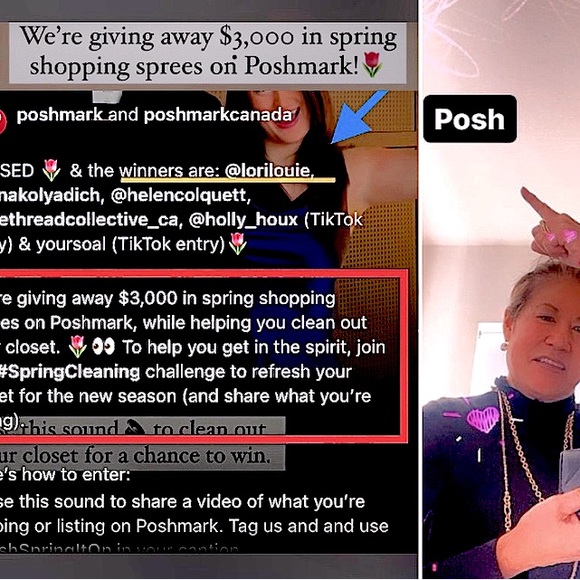 I won the #PoshSpringItOn contest! I 💕Posh! - Picture 1 of 3